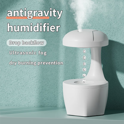 New Arrival Portable 800ml H2o Anti Gravity Usb Air Water Droplet Cool Mist Smooth Sailing Aromatherapy Humidifier For Bedroom